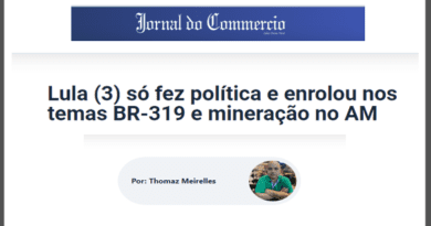 Meu artigo de hoje no Jornal do Commercio