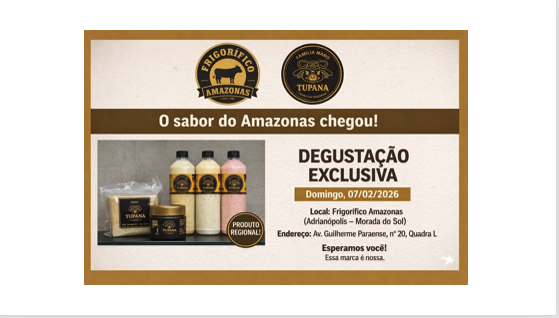 🥛 O Sabor do Amazonas Chegou ao Adrianópolis!