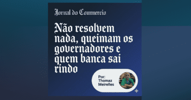 Meu artigo no Jornal do Commercio