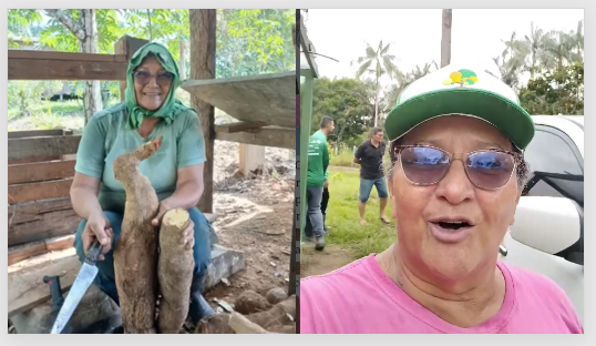 A mensagem direta de uma produtora de Coari