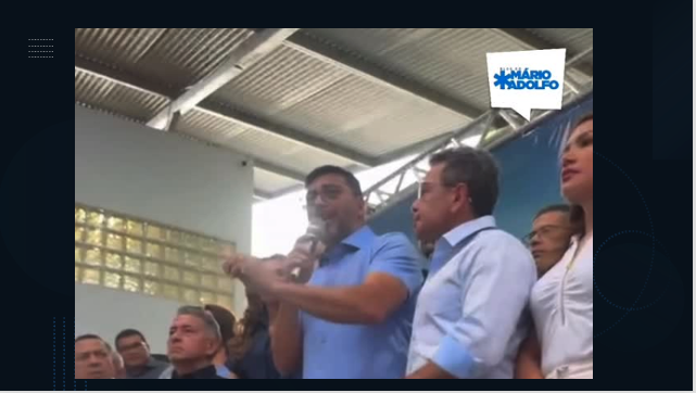 Com Tadeu ao lado, Wilson anuncia que fica no governo até o final do mandato