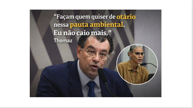 Façam quem quiser de otário nessa pauta ambiental. Eu não caio mais.