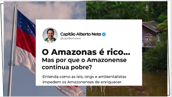 Brilhante e corajosa as colocações do deputado federal Alberto Neto! Só assim mudaremos a realidade de quem vive no Amazonas…
