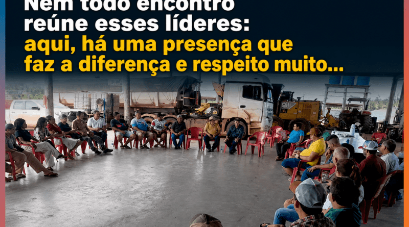 Nem todo encontro reúne esses líderes: aqui, há uma presença que faz a diferença e respeito muito…