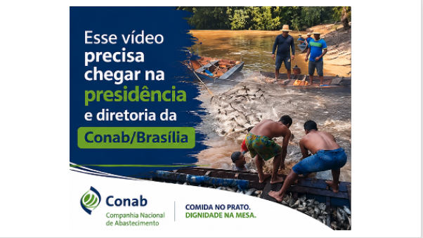 Esse vídeo precisa chegar na presidência e diretoria da Conab/Brasília