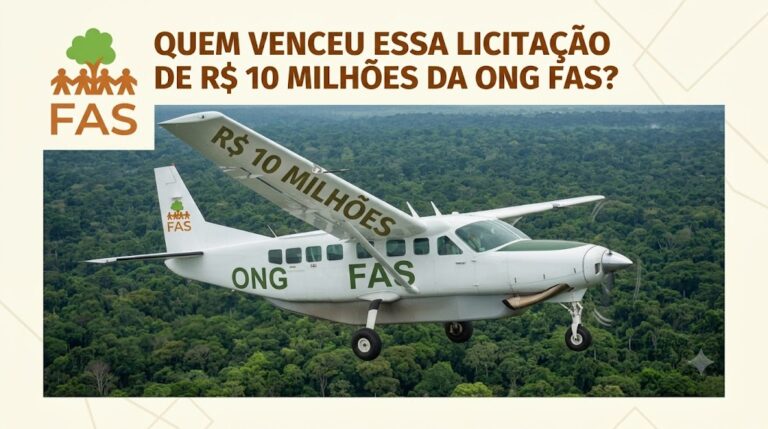 Quem venceu essa licitação de R$ 10 milhões da ONG FAS?