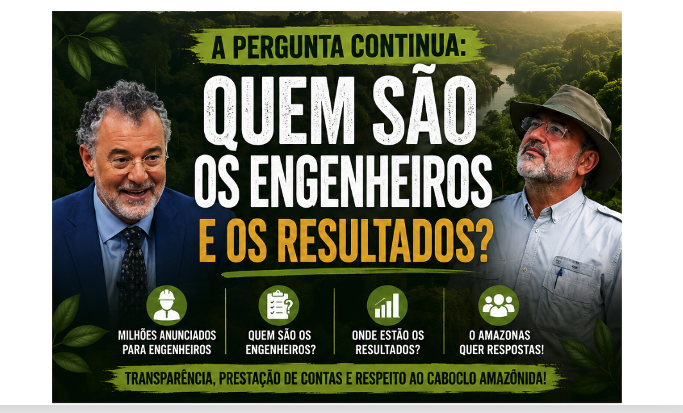 A pergunta continua: quem são os engenheiros e os resultados?