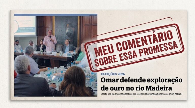 Meu comentário sobre essa promessa do OMAR AZIZ
