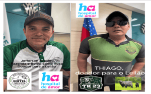 Obrigado Thiago! Obrigado Jefferson! É o AGRO do Amazonas sendo solidário…