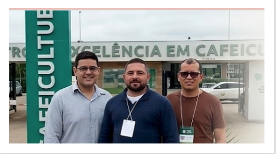 Gerente e técnicos de campo do Senar-AM marcam presença no Safra Café 2026 em Varginha