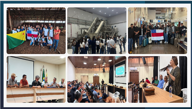 Conhecimento que transforma: líderes cooperativistas do Amazonas conhecem de perto as experiências do cooperativismo acreano