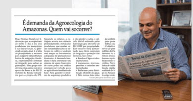 Meu artigo no Jornal do Commercio sobre AGROECOLOGIA no AM Meu artigo no Jornal do Commercio sobre AGROECOLOGIA no AM