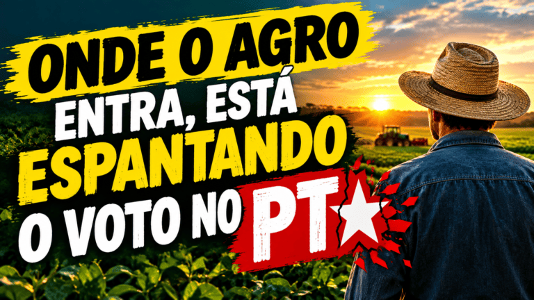 “Onde o AGRO familiar entra está espantando o VOTO no PT”