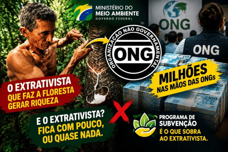 Ministério Meio Ambiente > MILHÕES PARA ONGs, MIGALHAS PARA O EXTRATIVISTA