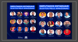 Conheça os 24 deputados estaduais eleitos no Amazonas