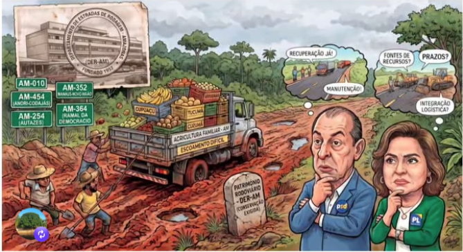 Professor Marcos Maurício aponta estradas como desafio decisivo para o próximo governo do Amazonas