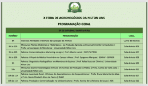 Conheça a PROGRAMAÇÃO da FEIRA de AGRONEGÓCIOS DA NILTON LINS