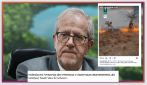 Esse ministro do LULA é um irresponsável. Ignora crianças apagando o FOGO, preferindo reforçar a narrativa de que o incêndio é criminoso, mas não prendeu ninguém.