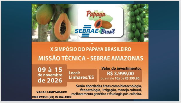 Missão Técnica Papaya Brasil 2026